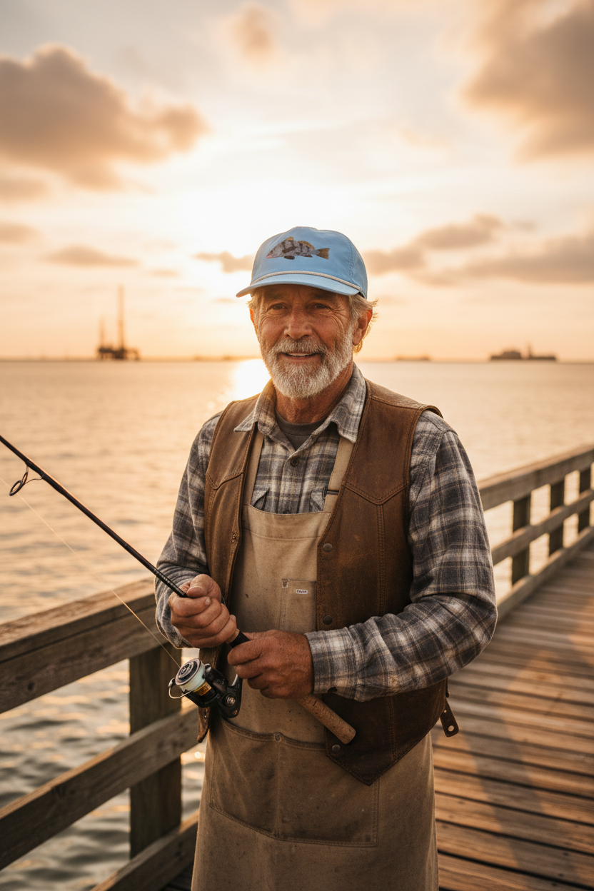 Black Drum Rope Cap, Aqua