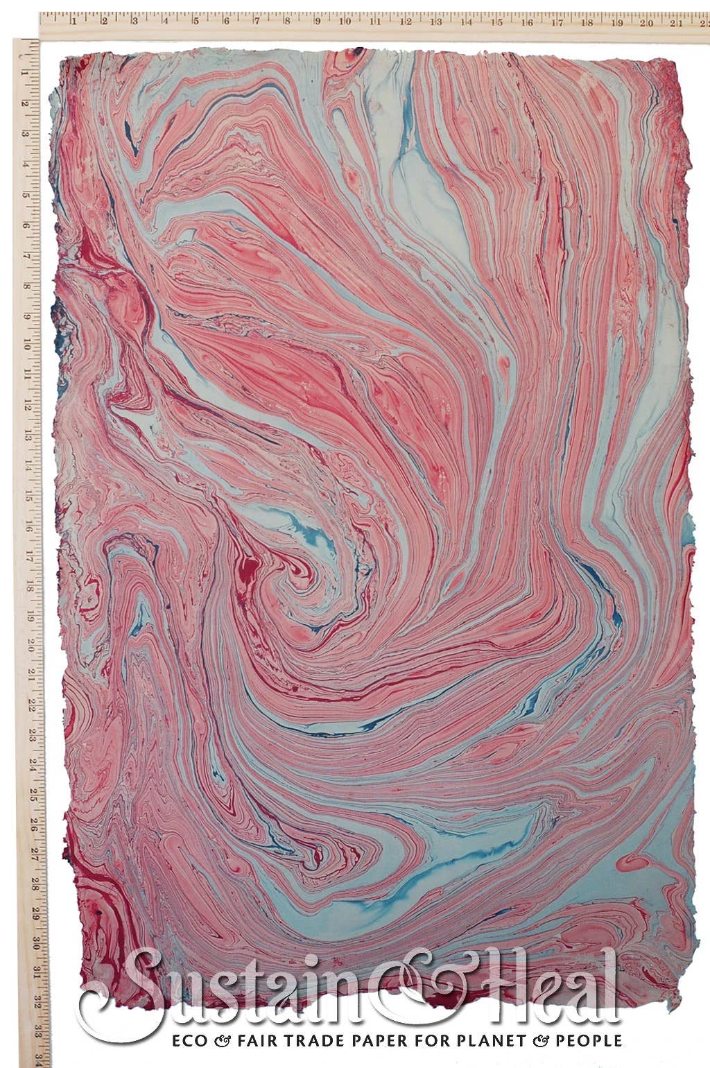 Red and Blue Marble Sheet #37