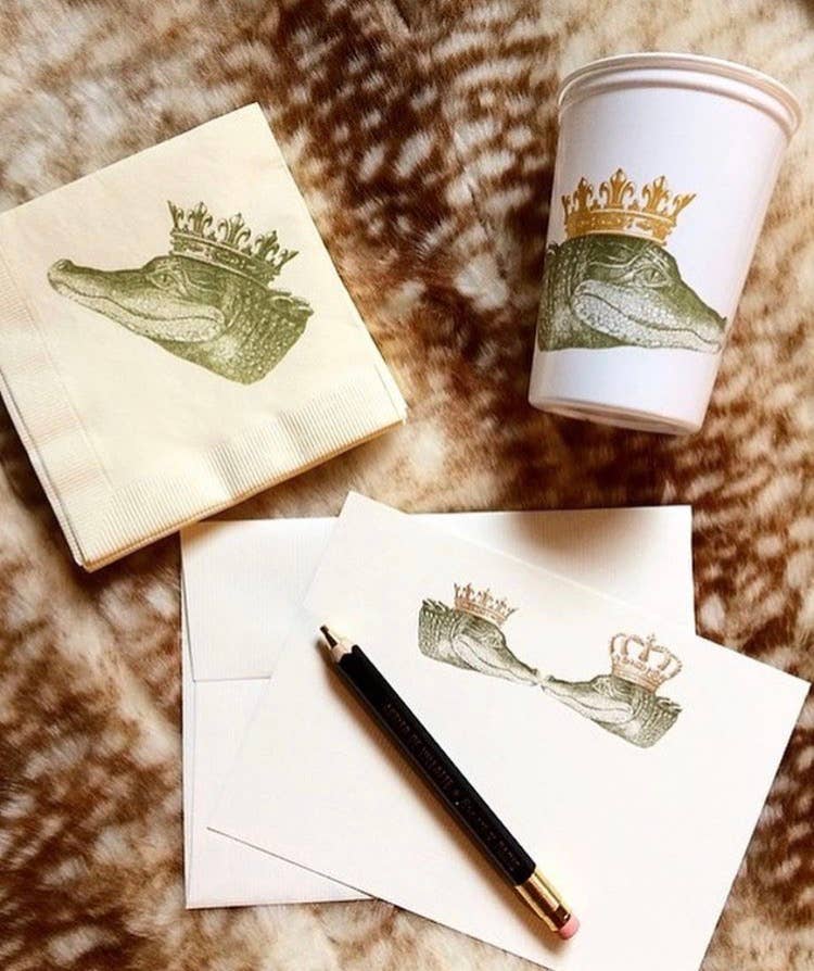 King Gator Cocktail Napkins