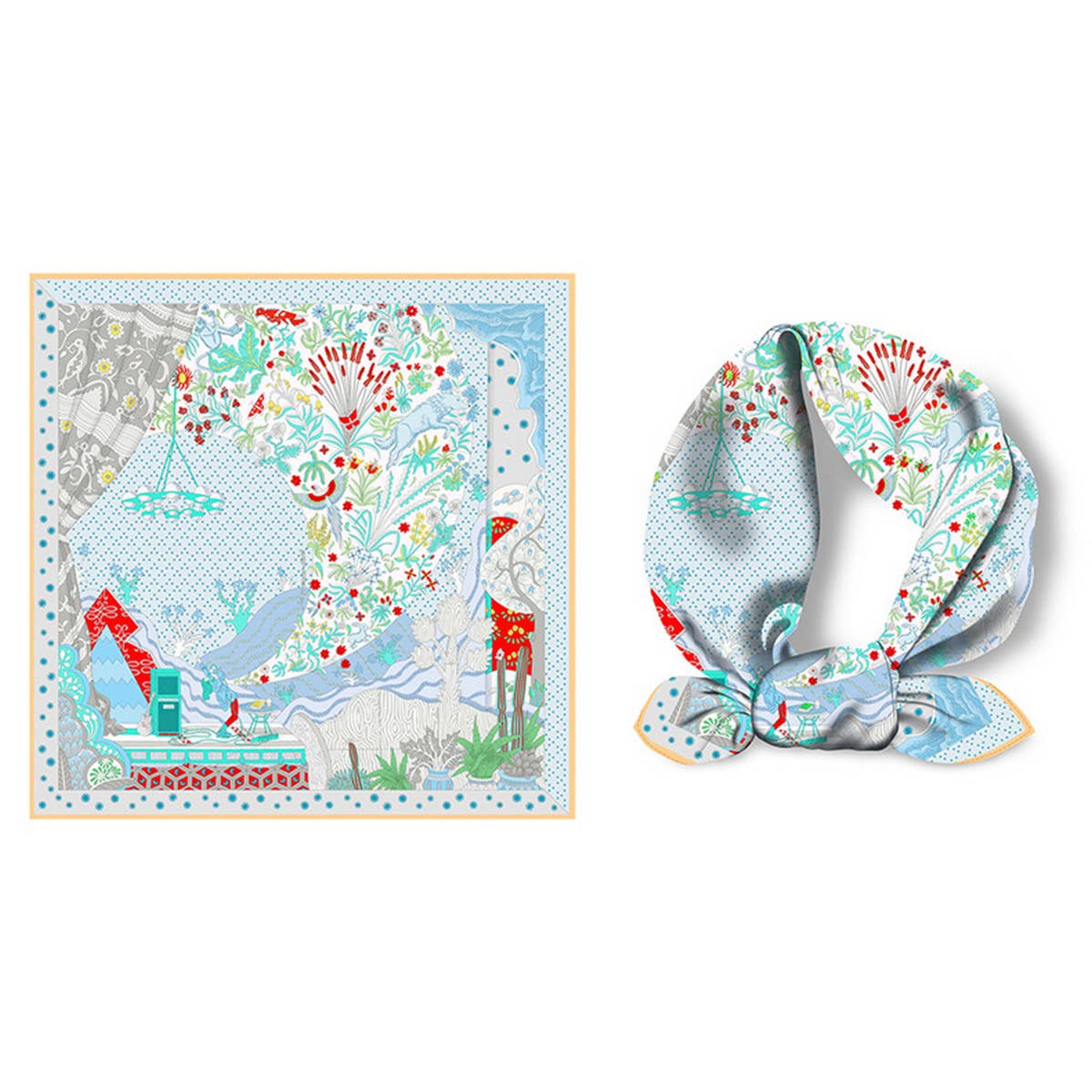 Square Silk Scarf