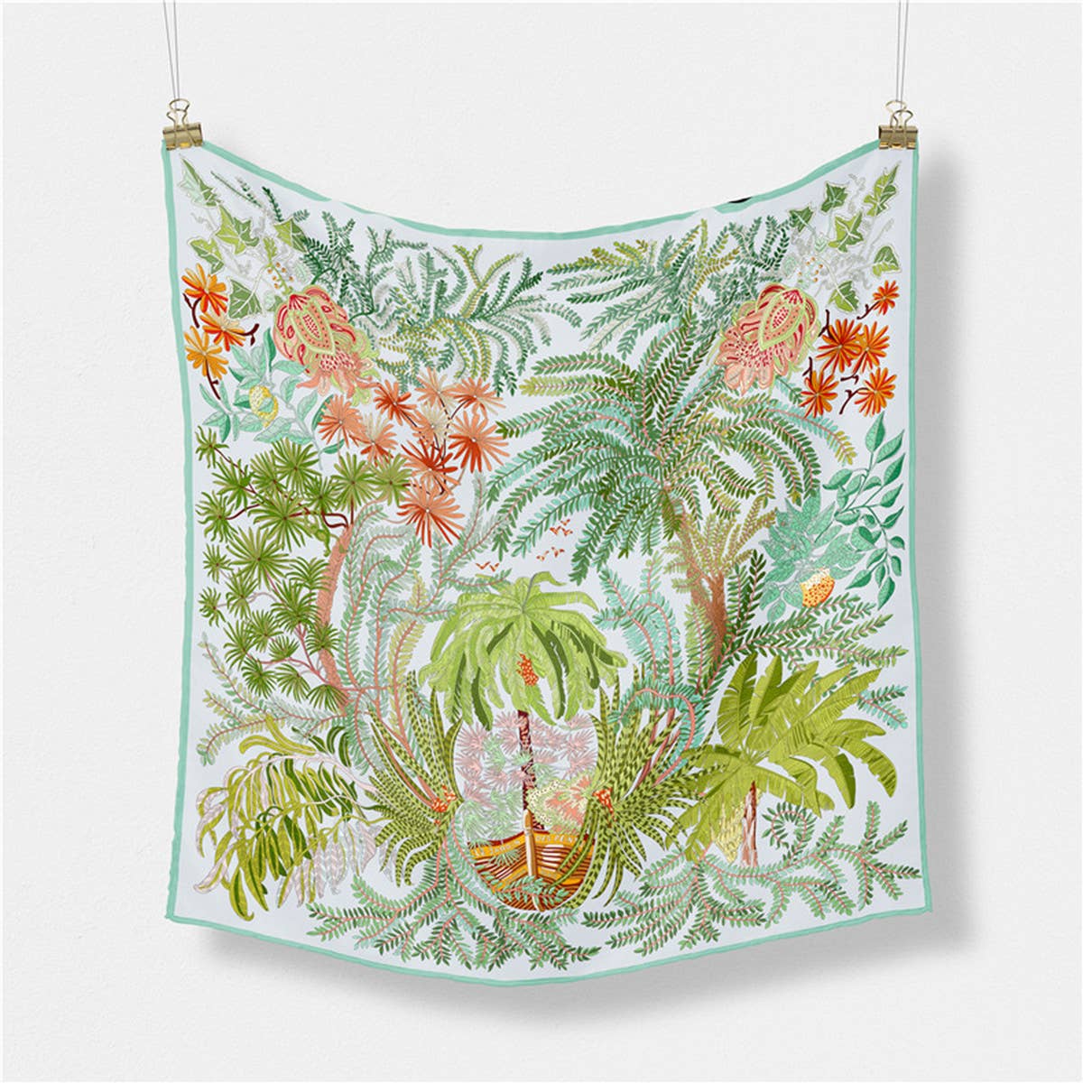 20.9" Satin Square Scarf
