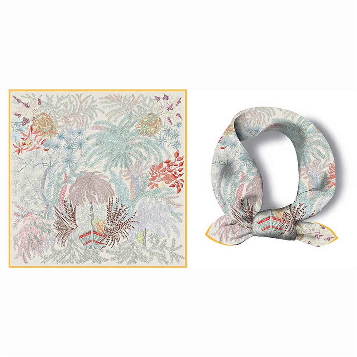 20.9" Satin Square Scarf