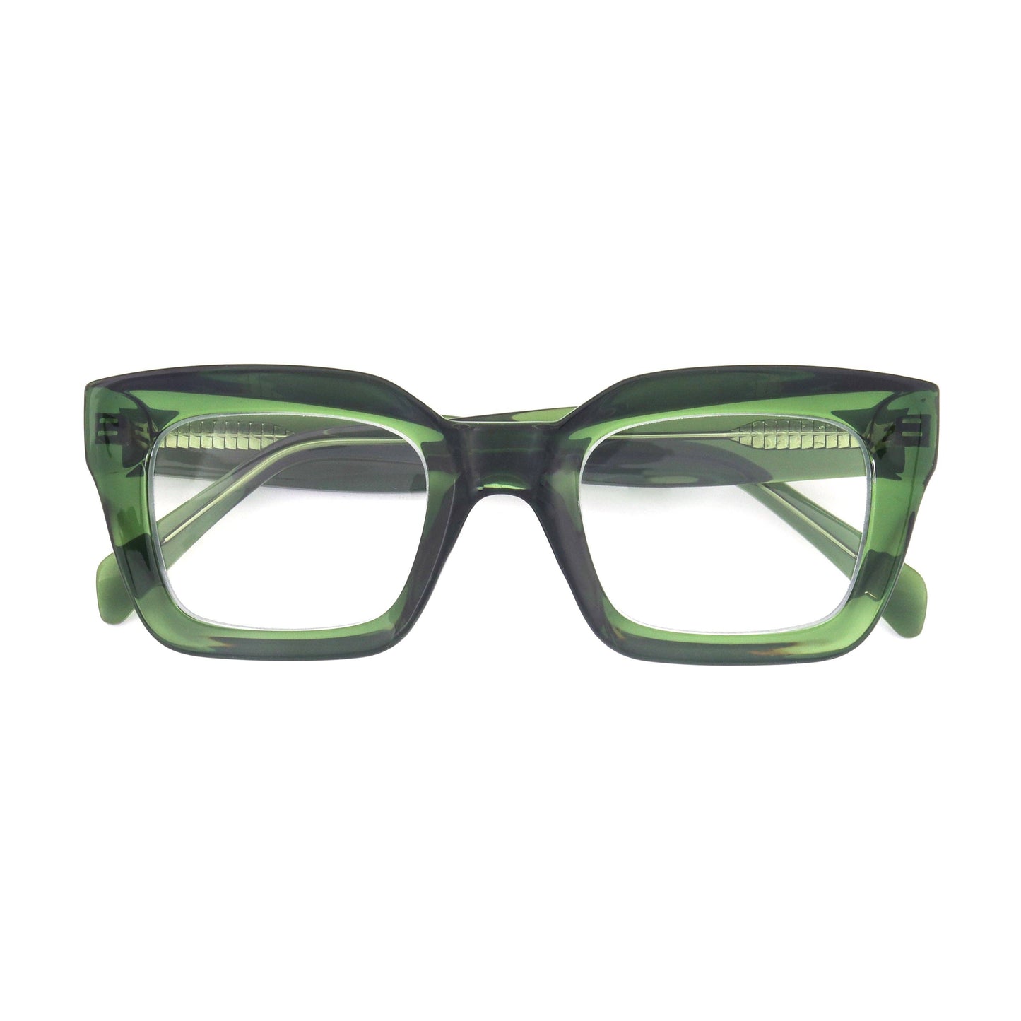 Sophie | Transparent Green | Blue Light: 3.00