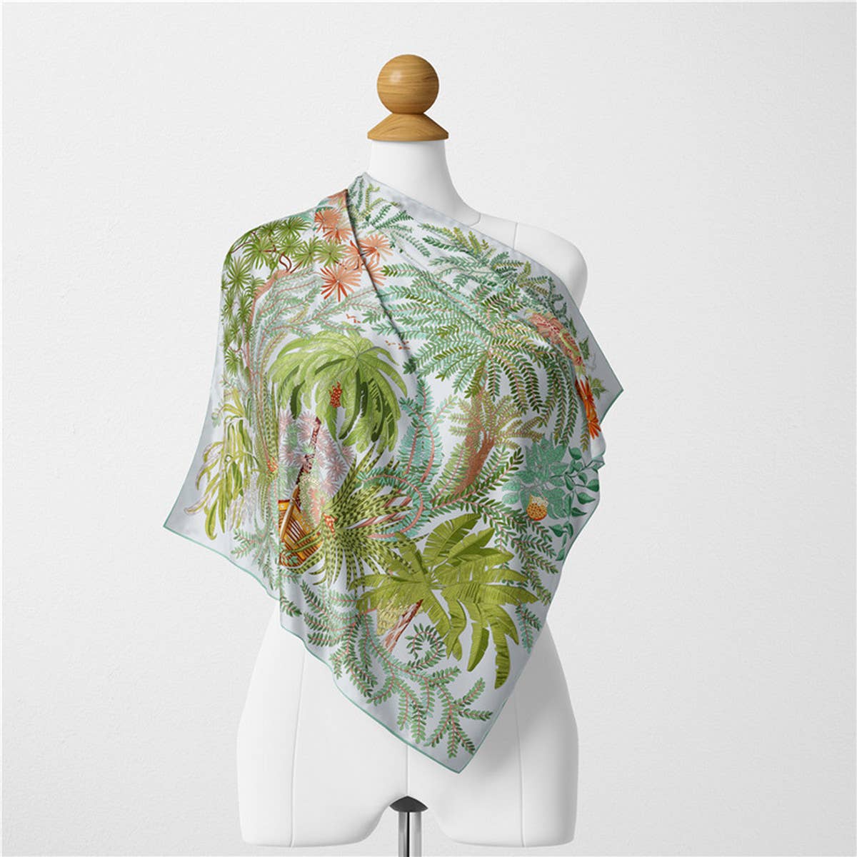20.9" Satin Square Scarf