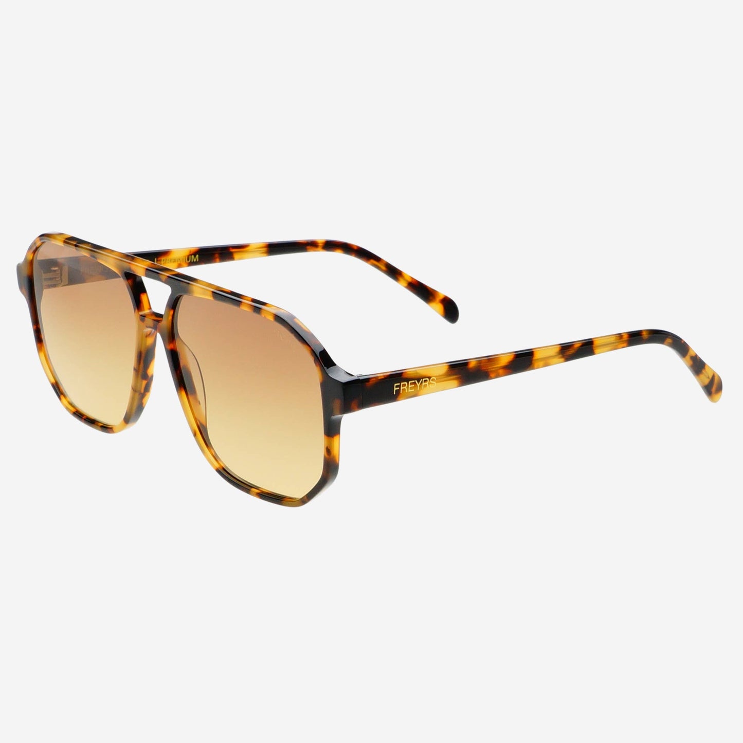 Billie Unisex Aviator Sunglasses- Tort/Brown