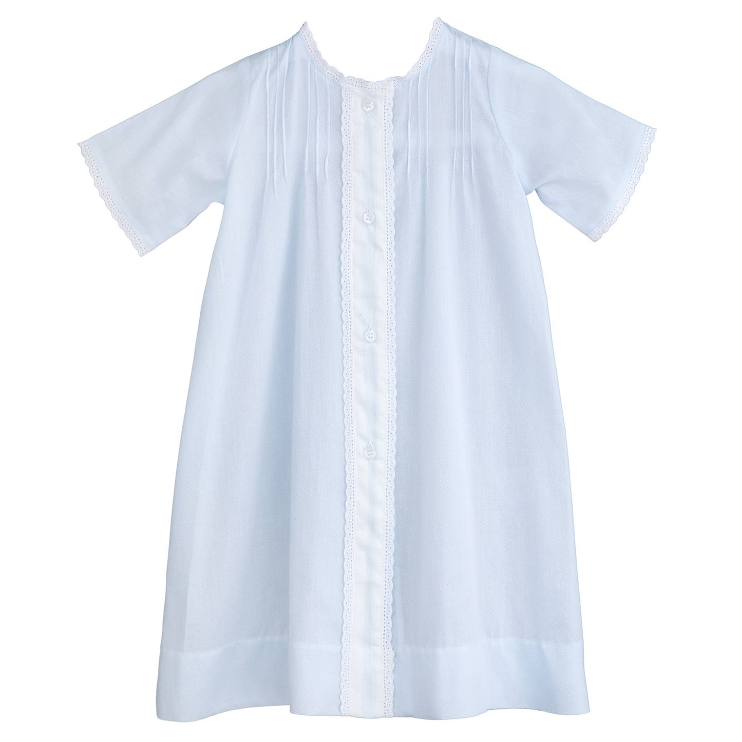 Baby Classic Cotton Daygown: White / 0-3M