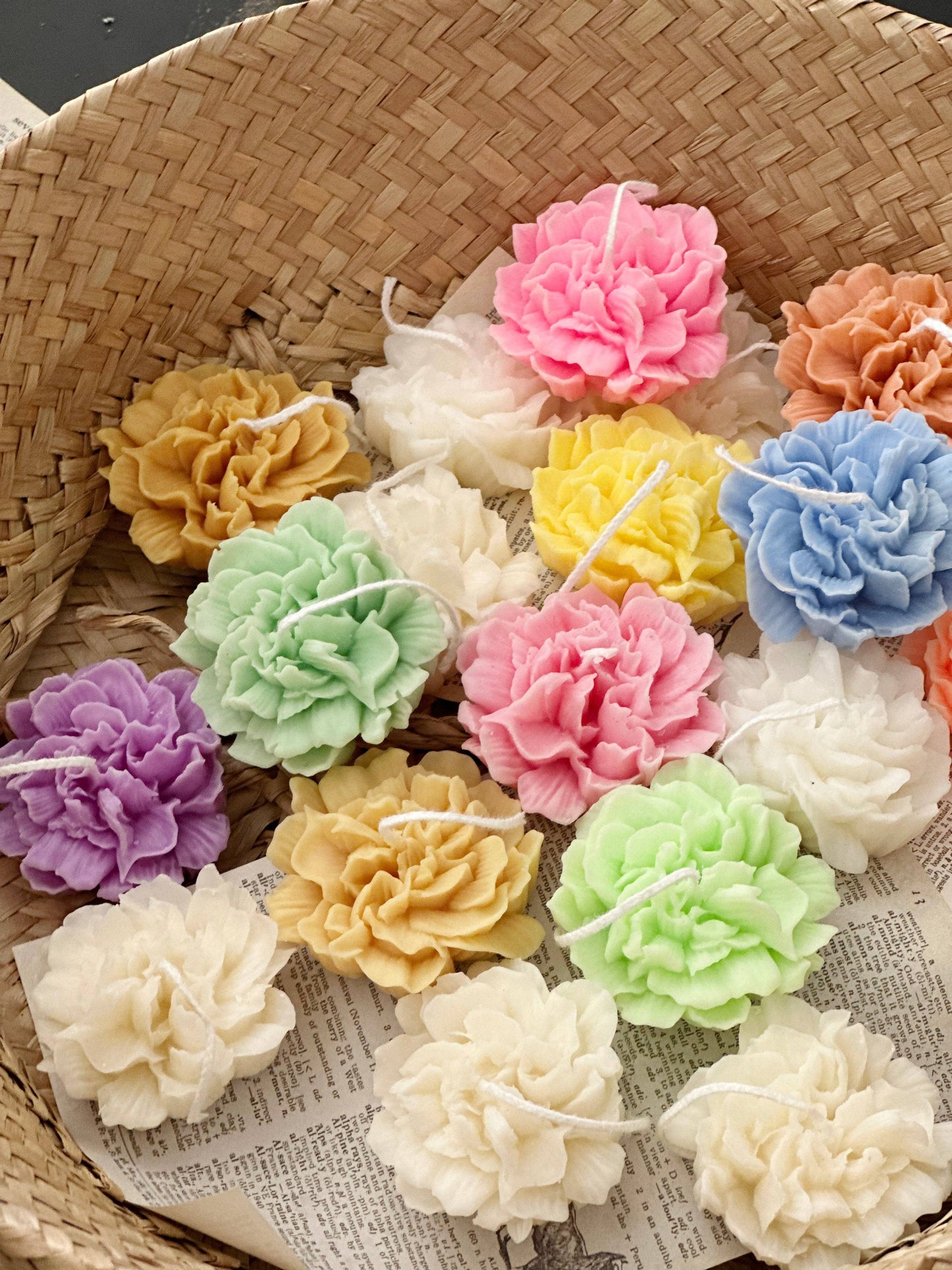 Mini Peony Candle