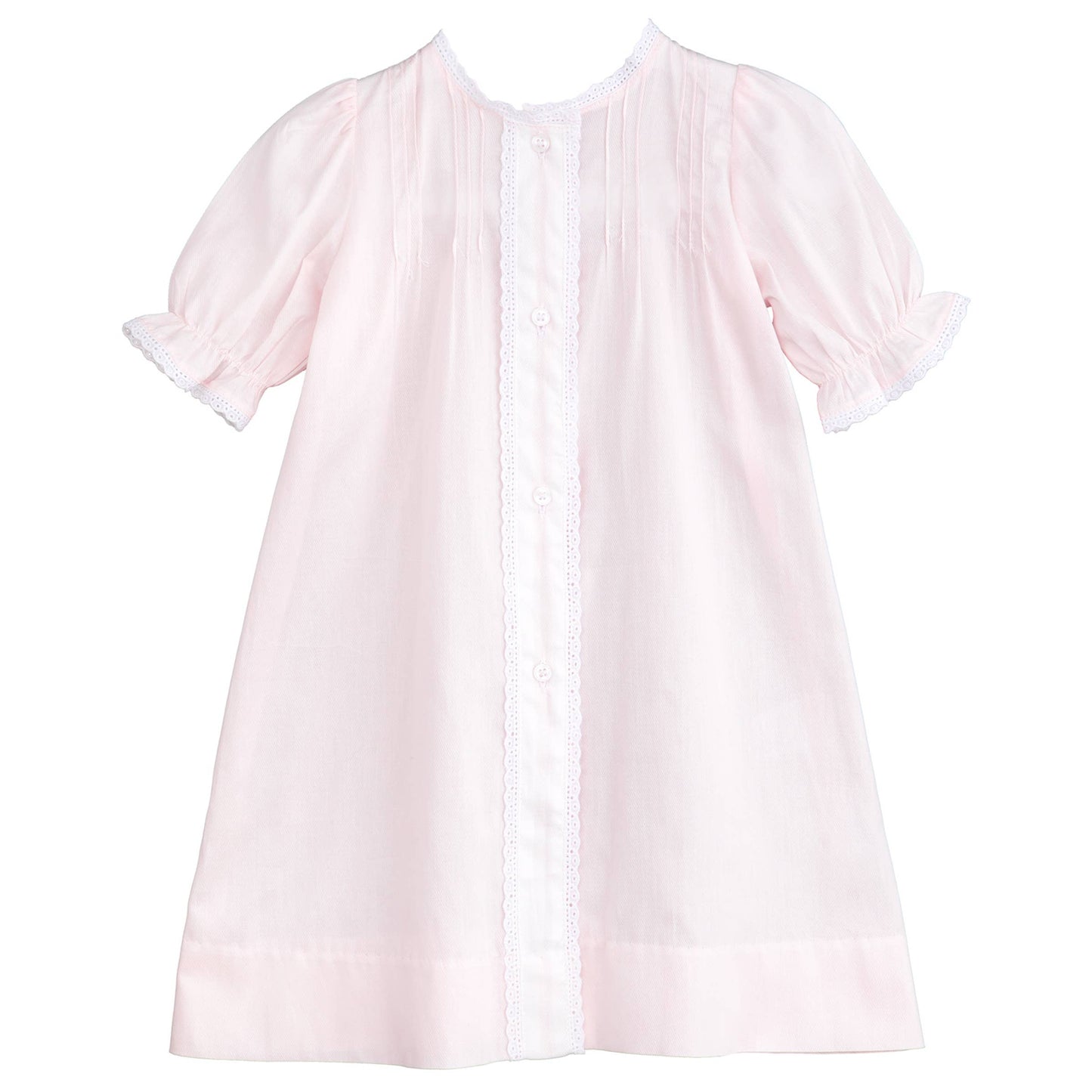 Baby Classic Cotton Daygown: White / 0-3M