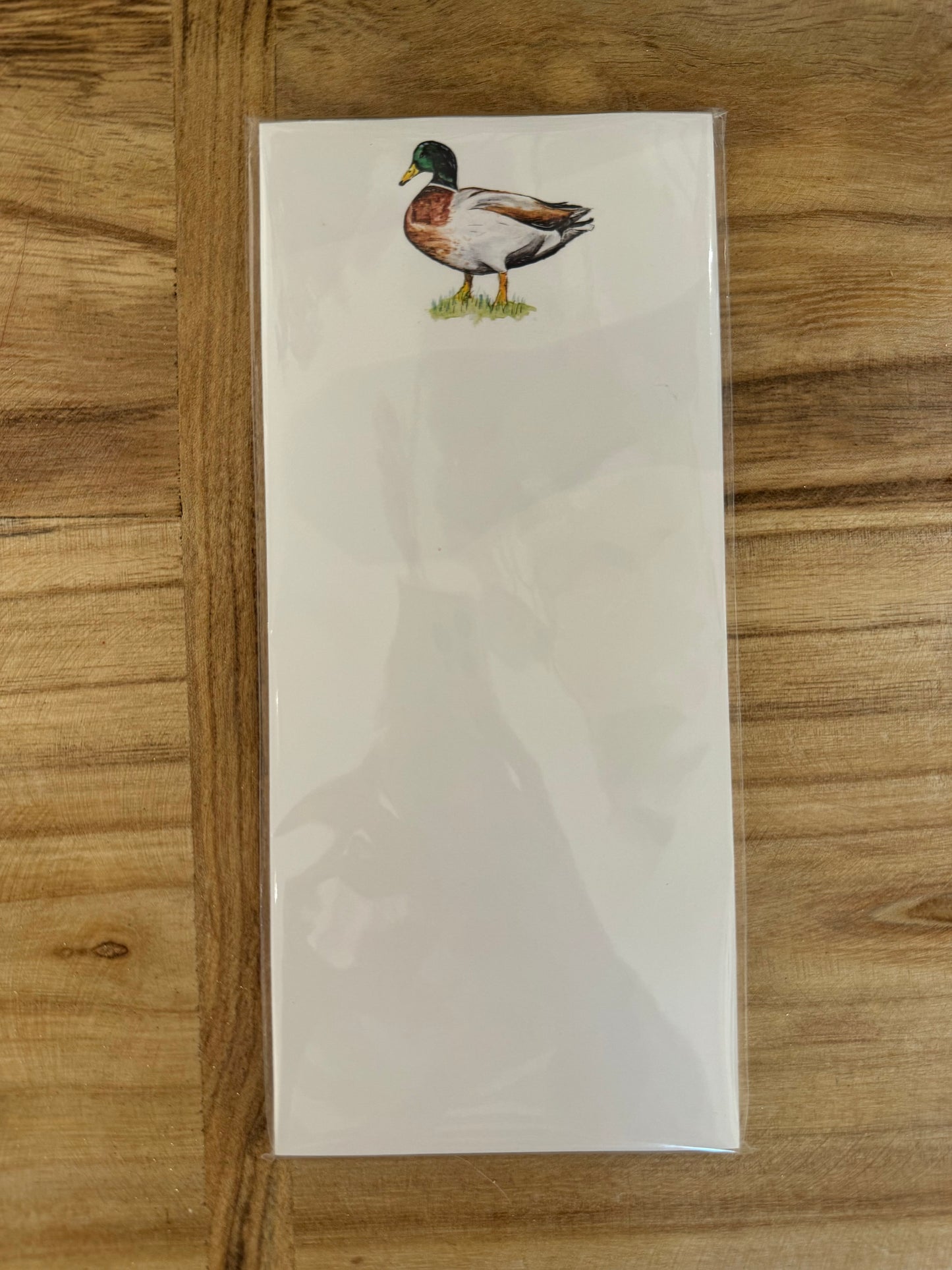 Mallard Duck on Grass Tall Notepad