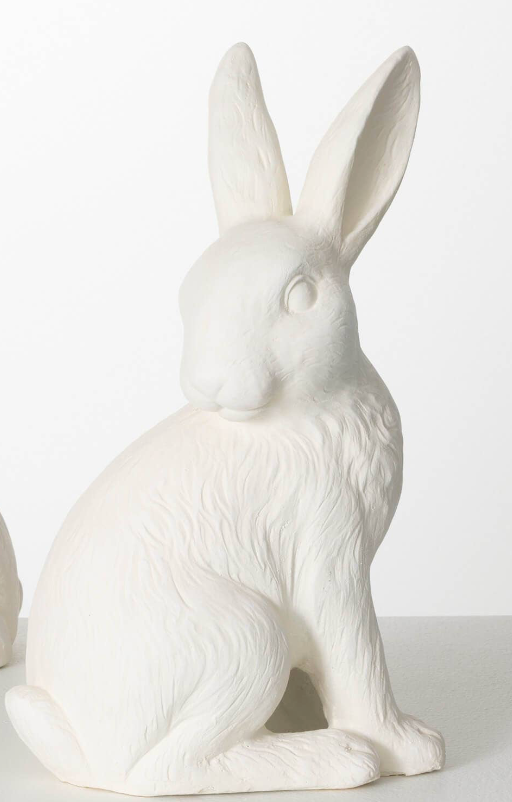 WHITE ASTREX BUNNY STANDING UP