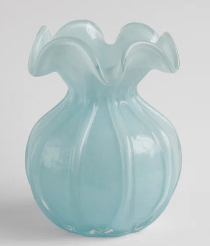 Vento Medium Round Bud Vase- Sky