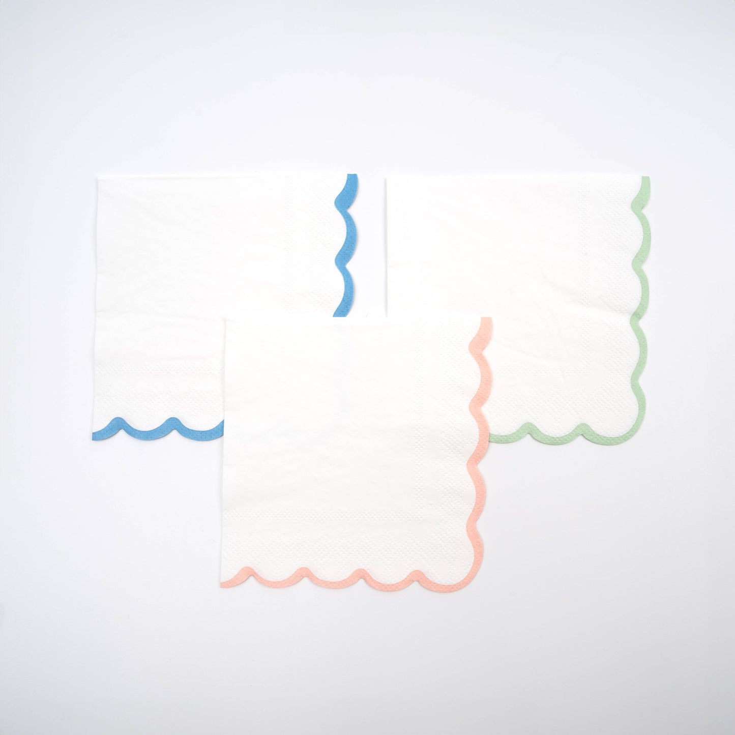 Springtime Scallop Beverage Napkin