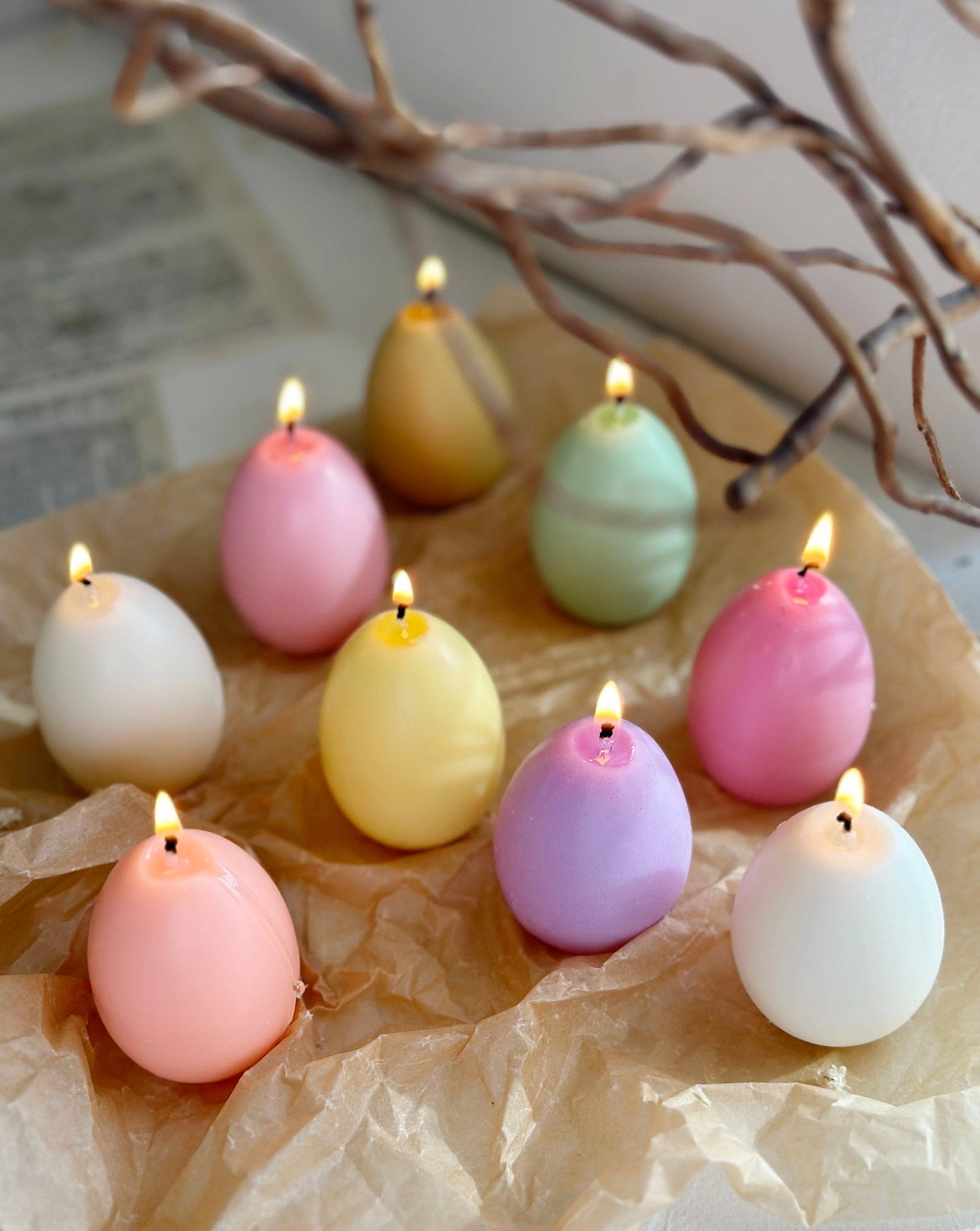 Mini Easter Egg Candle