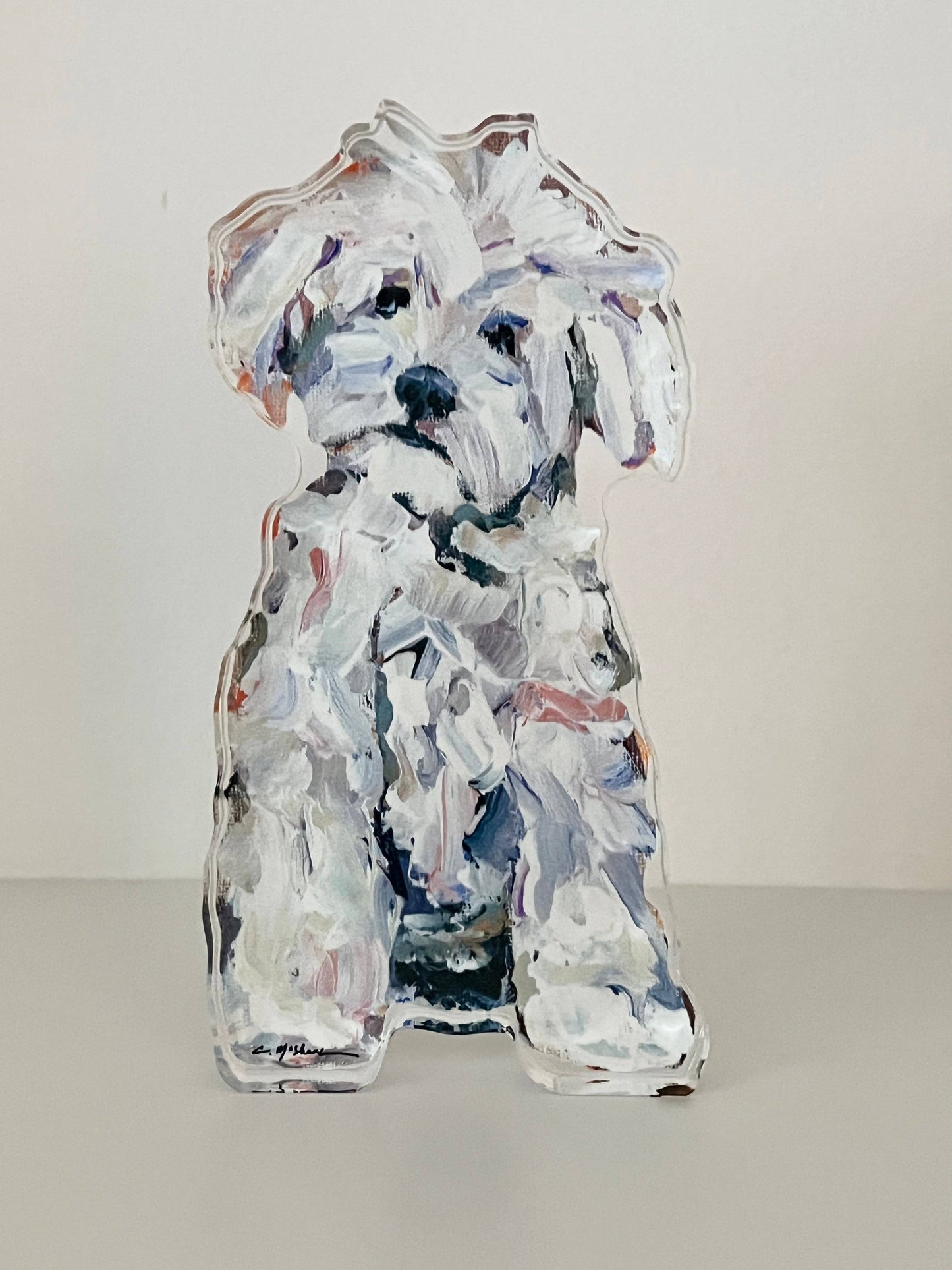 Maltipoo White Acrylic