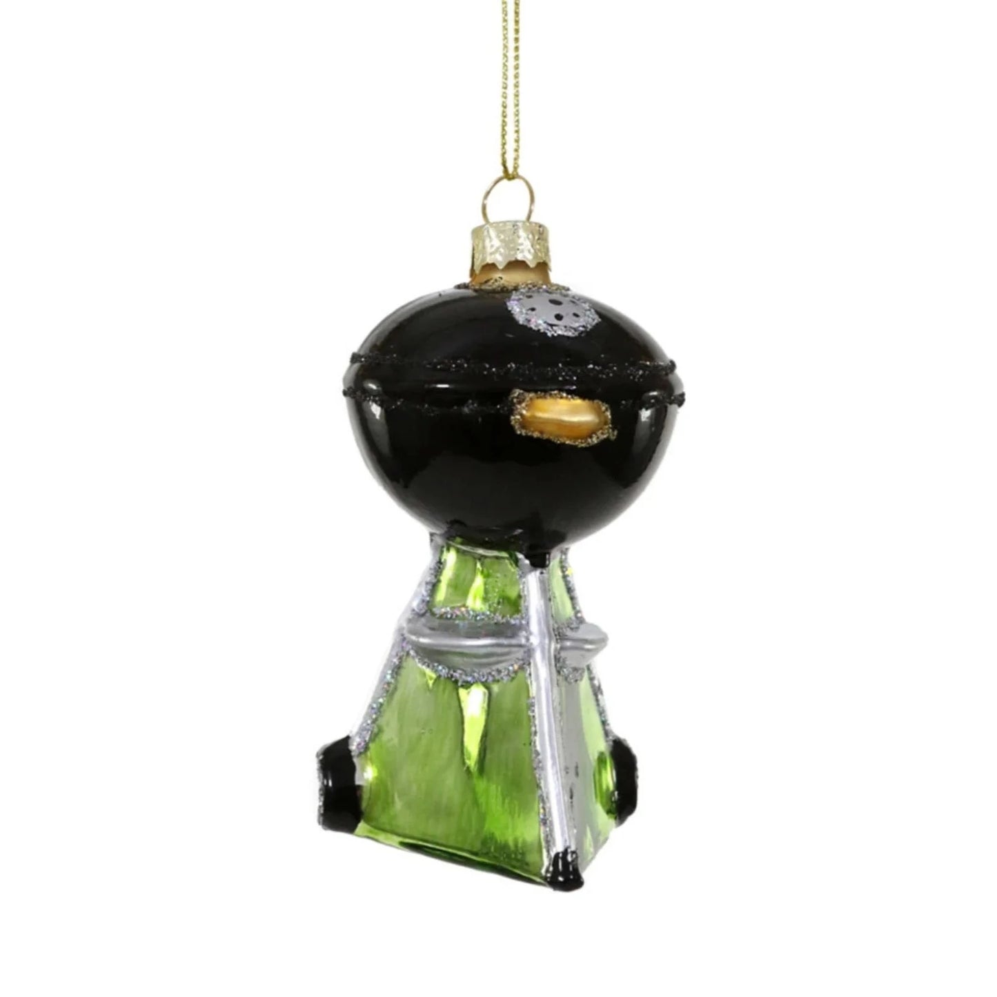 Backyard Grill-Black Ornament