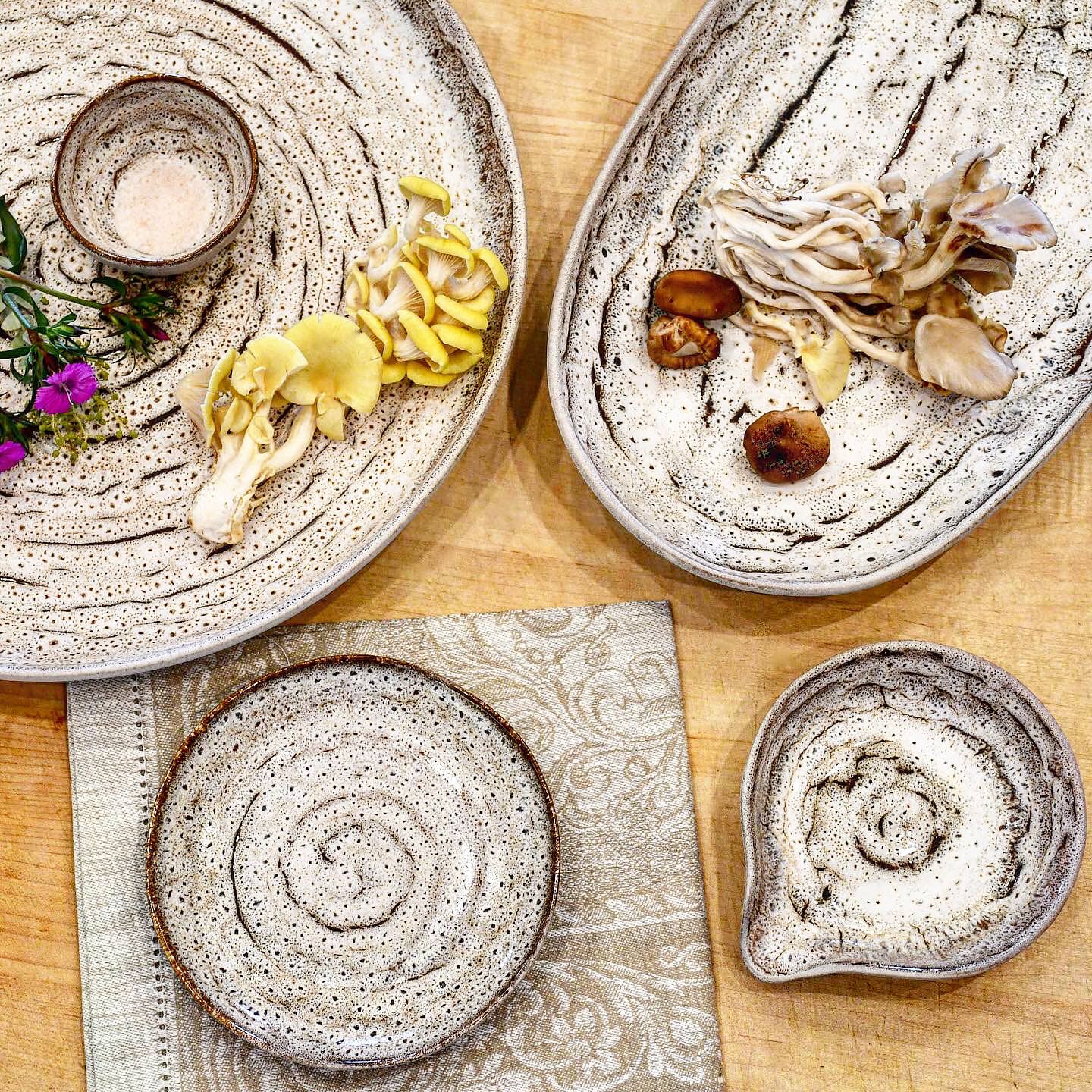 Truffle Round Serving Platter