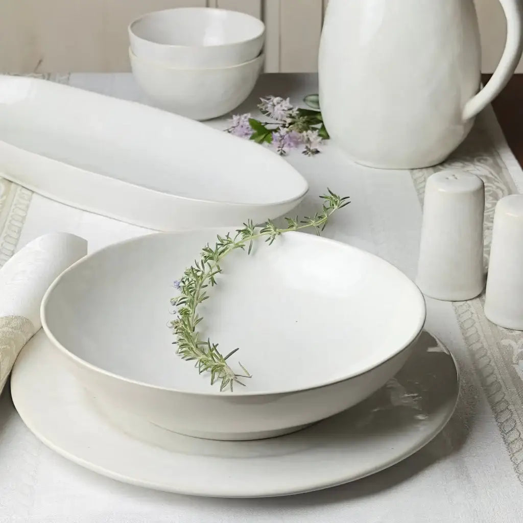 Cozina White Pitcher