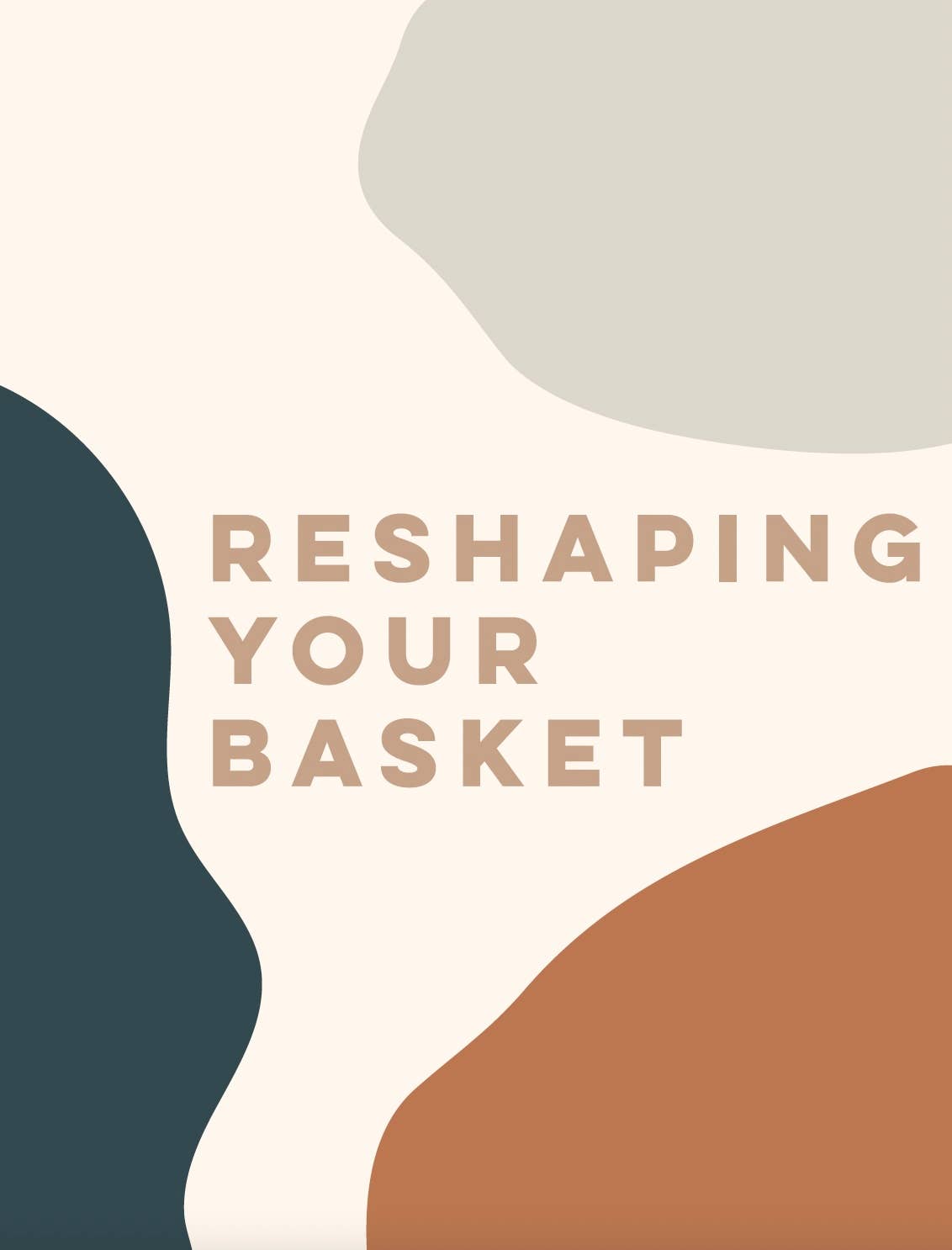 Zera Basket Bag - Red Brown Handle