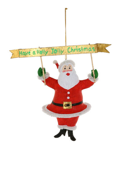 Holly Jolly Christmas Ornament