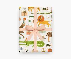 Party Animals Wrapping Sheets