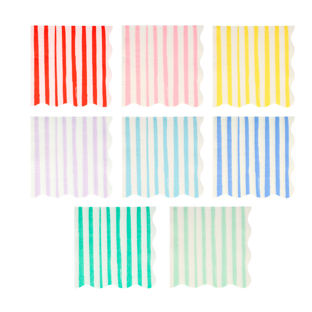 Striped Small Napkins