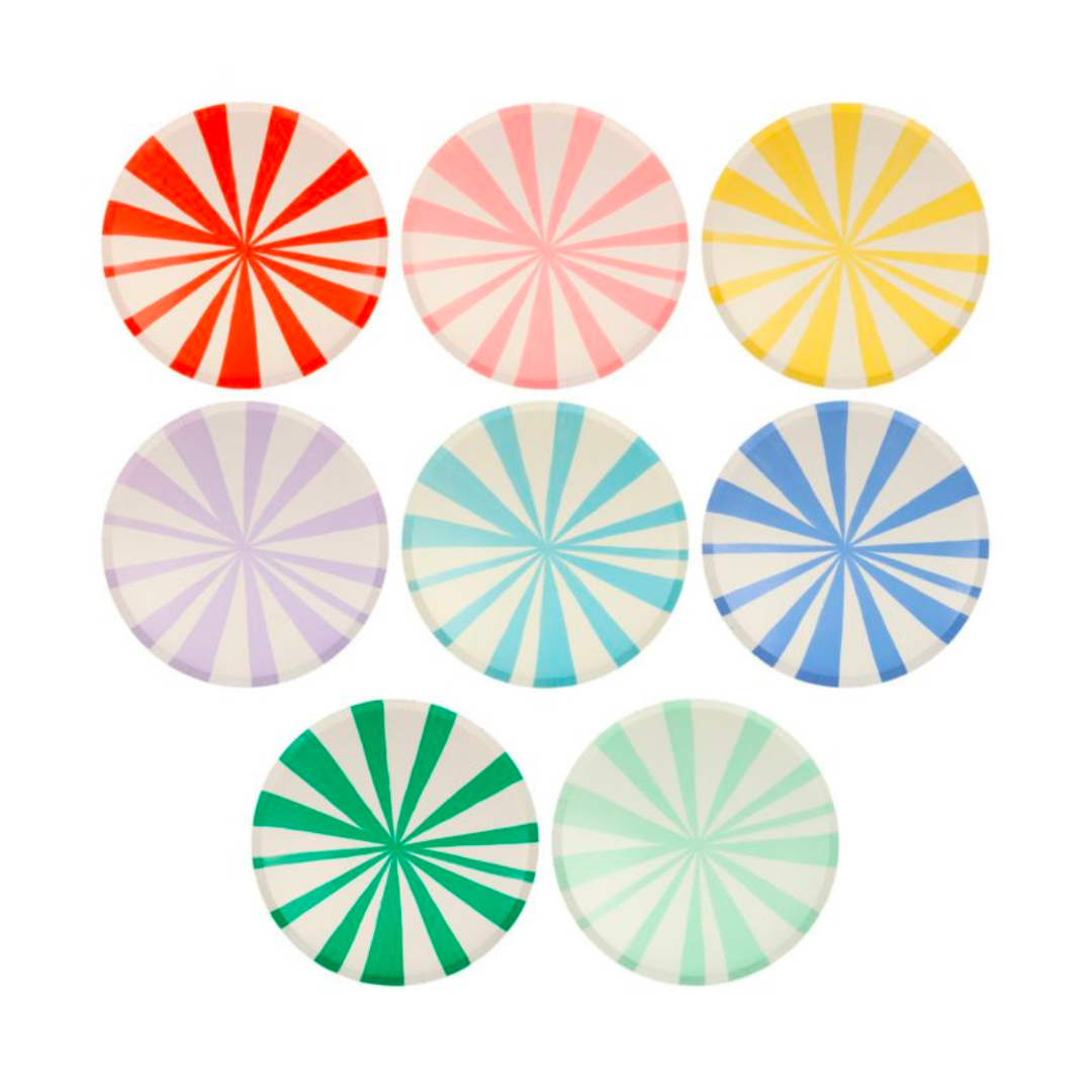 Striped Plates