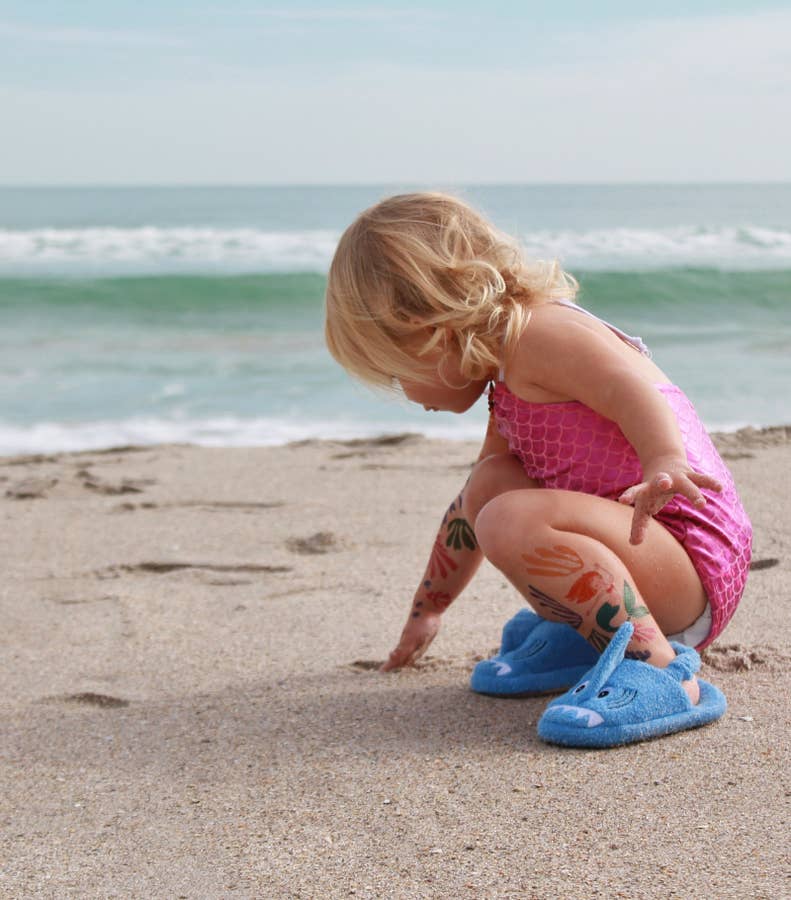 Shark Slippers (Kids ages 2-4)