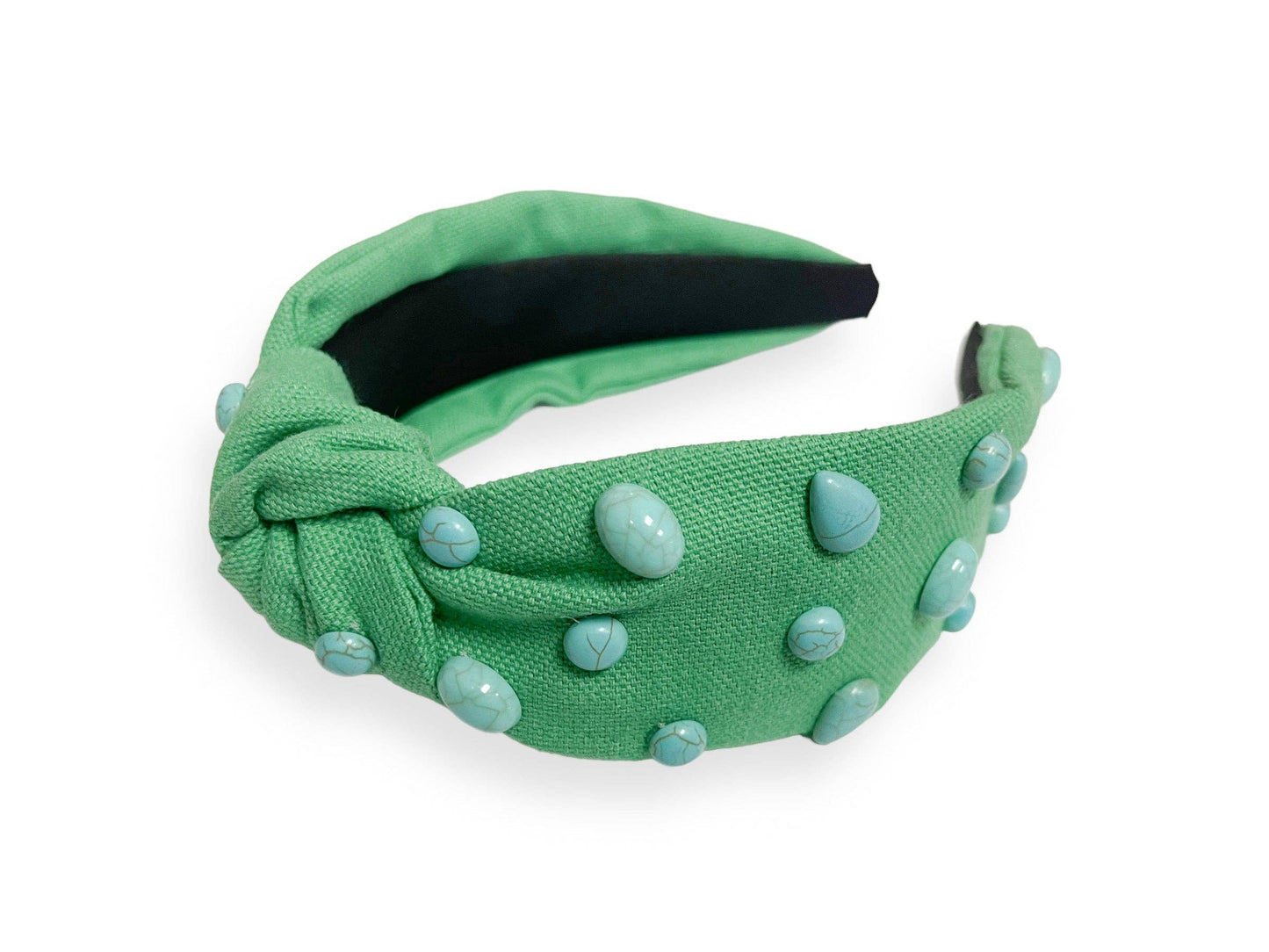 Kelly Green W/ Turquoise Headband