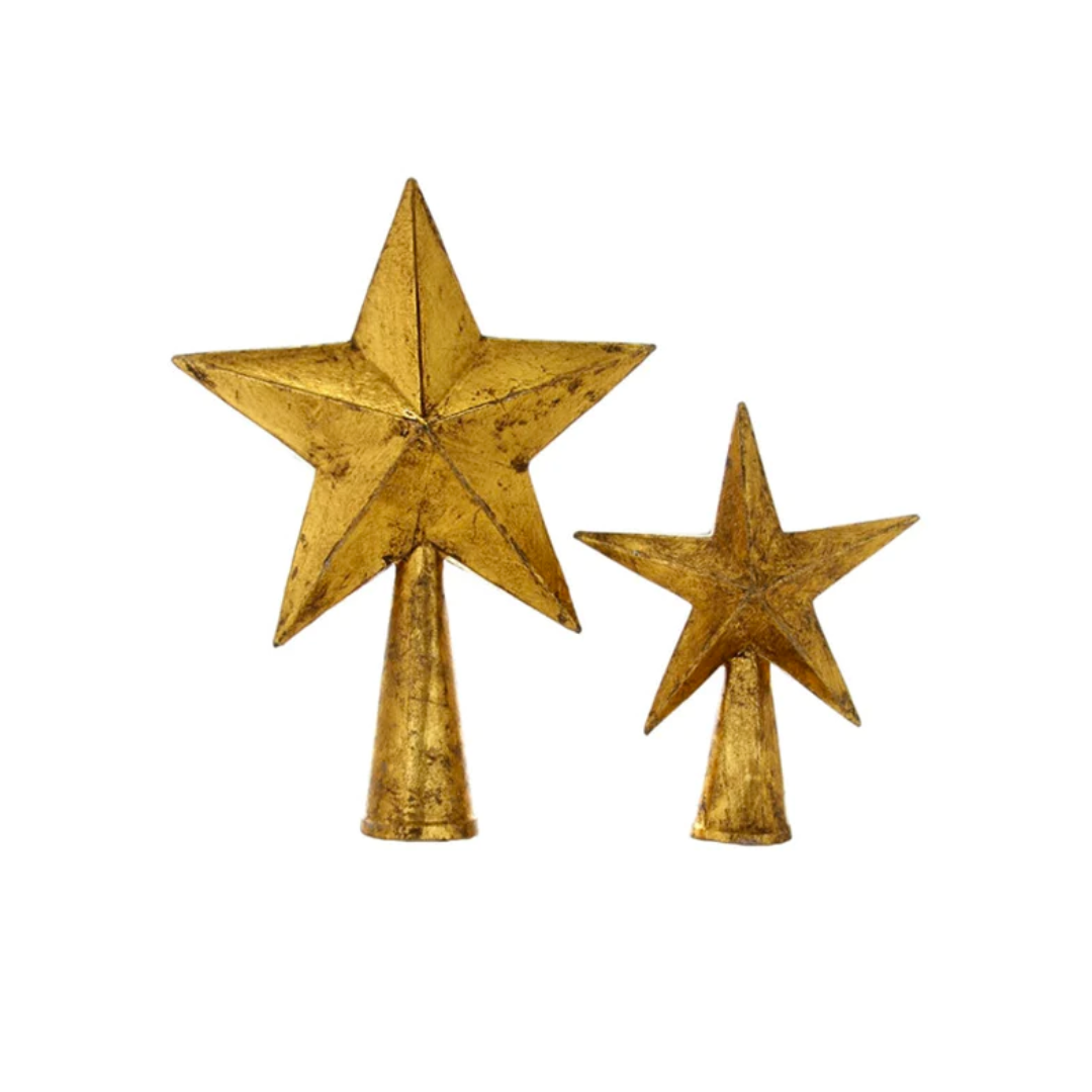 5 Pt Gold Star Tree Topper
