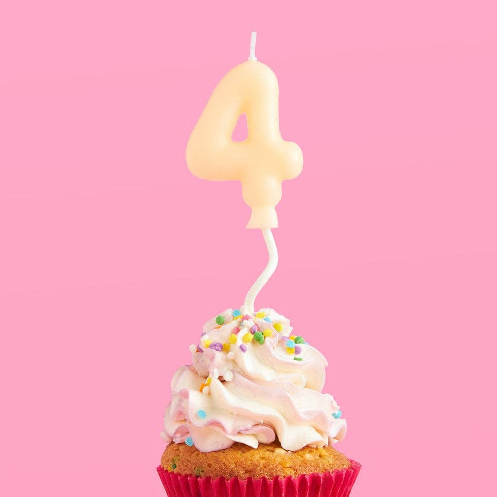 Birthday Party #4 Pastel Bubble Candle, Bday Cake Decor