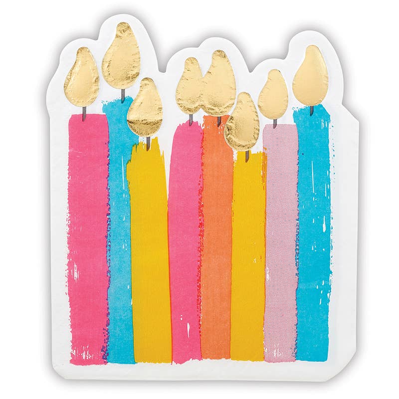 Napkin - Candles Or Birthday