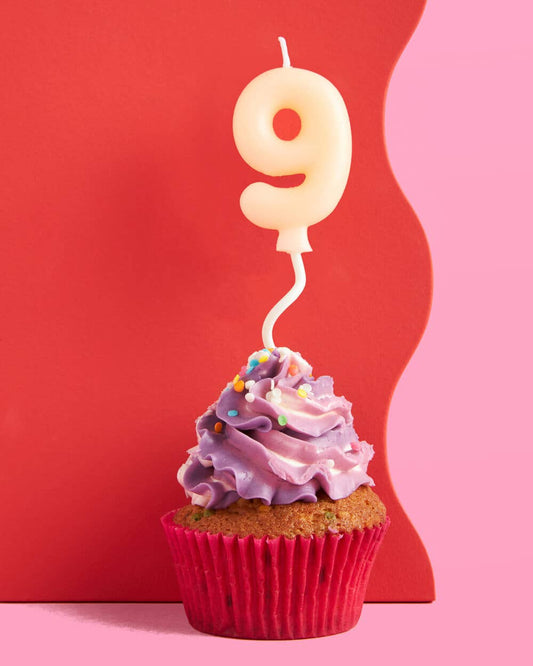 Birthday Party #9 Pastel Bubble Candle, Bday Cake Decor