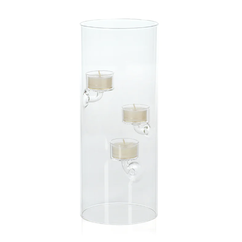Suspended Glass Tealight Holder/Hurricane, Large