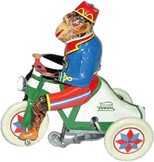 Wind-up Monkey on Tricycle