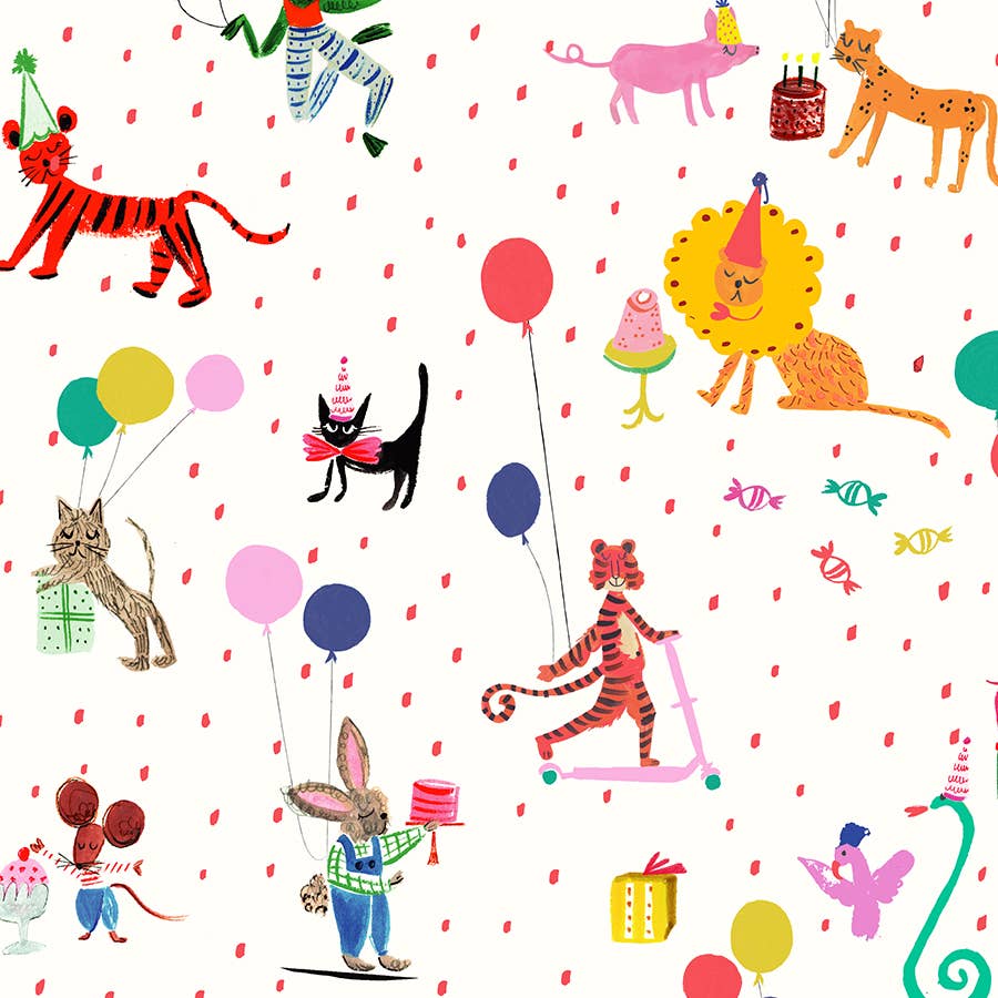 Tigers and Candles - Roll of 3 Sheets