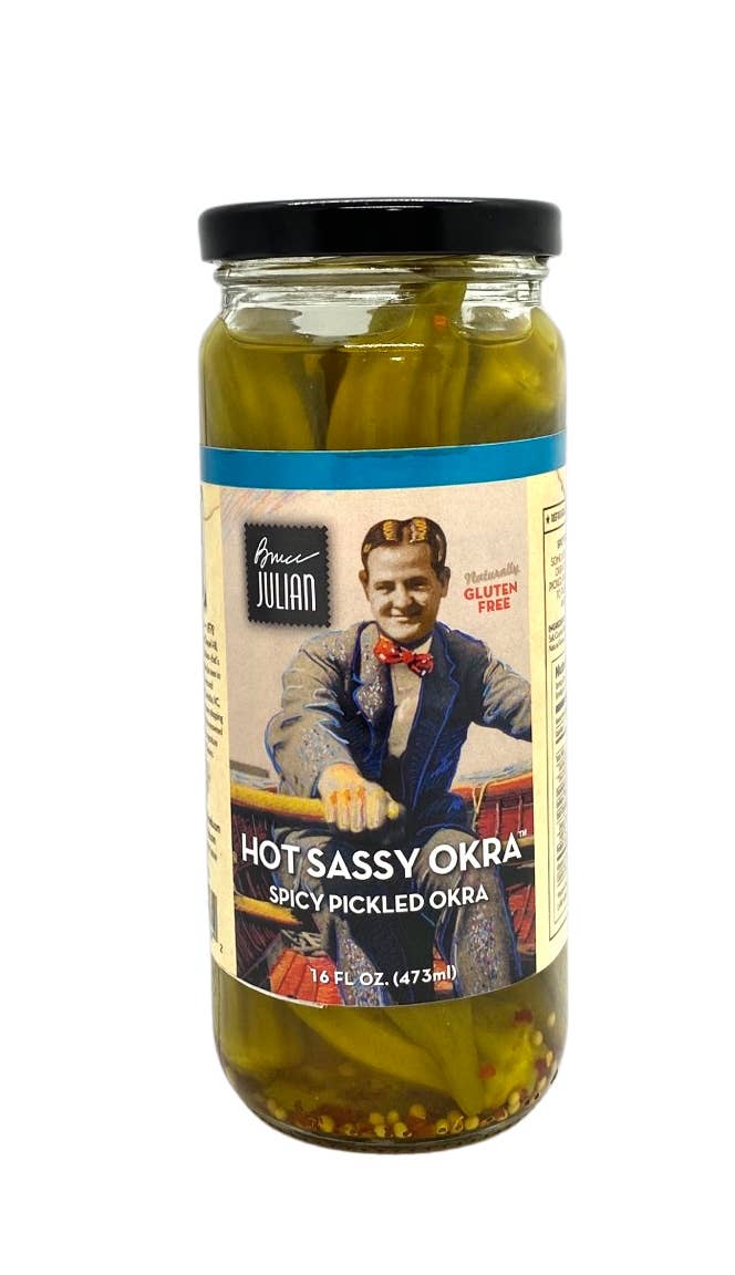 Sassy Okra™ Hot - 16 oz Jar