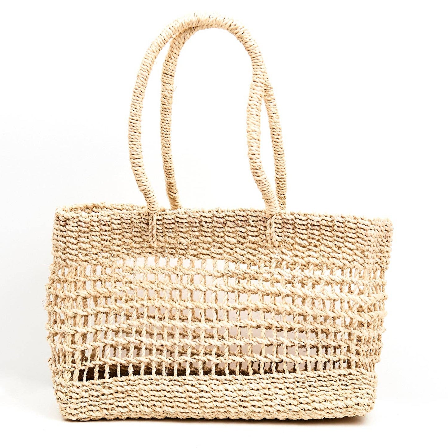 Elena Woven Market Bag