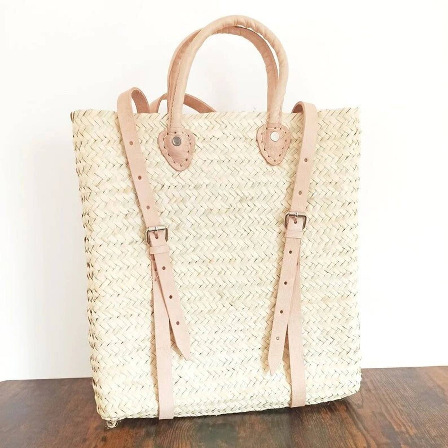 STRAW BACKPACK