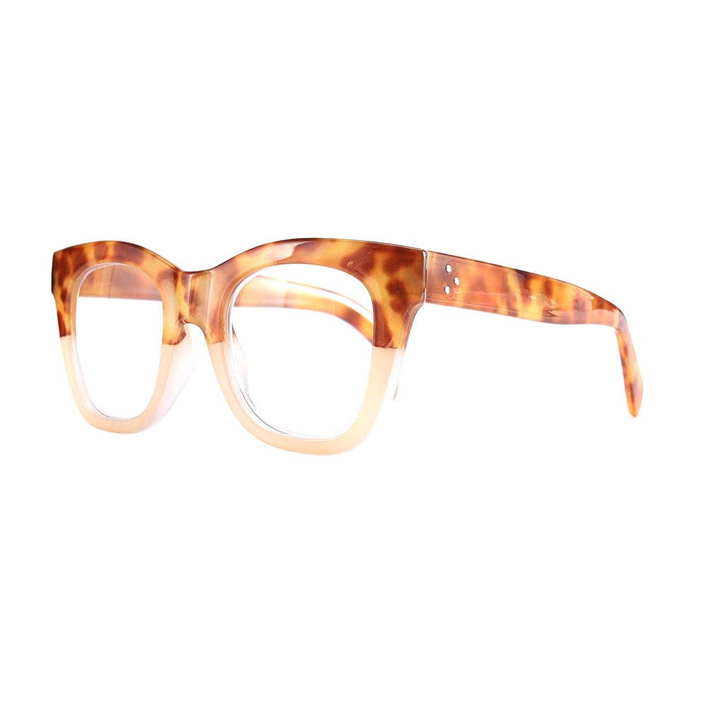DELLA | Amber Tortoise / Ivory | Blue Light Blocking