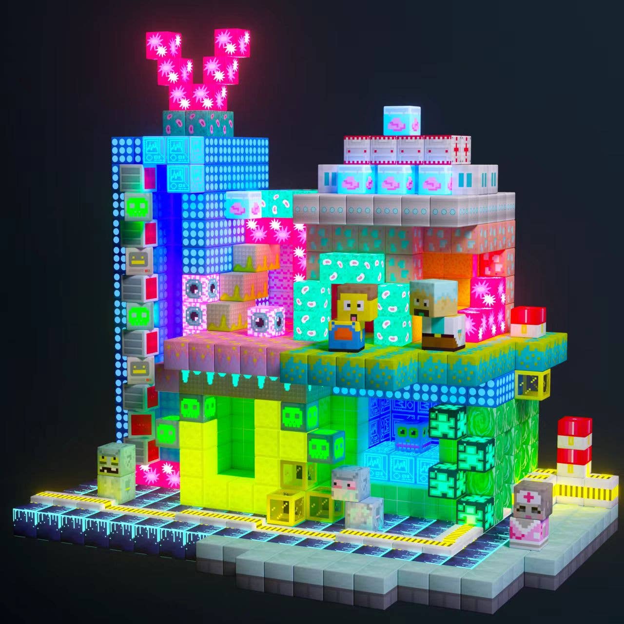 Magnetic Building Blocks