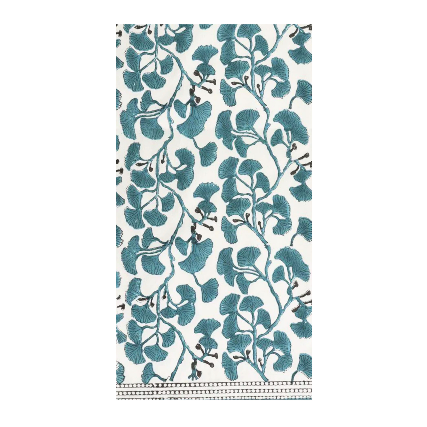 Ginkgo Leaves Block Print Napkins