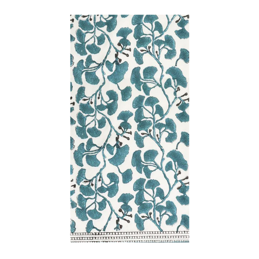 Ginkgo Leaves Block Print Napkins