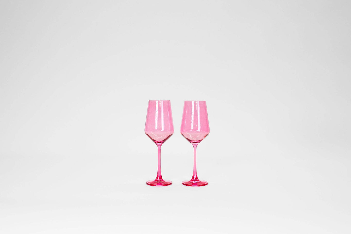 Bubblegum Pink - Colored Wine Glass