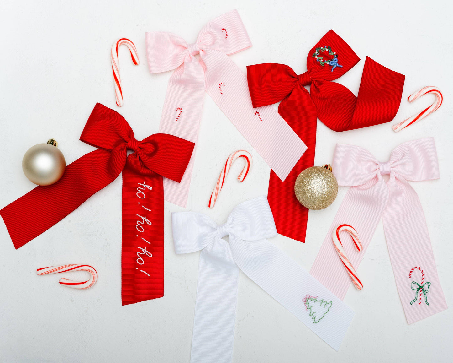 Candy Cane Headband: Pale Pink