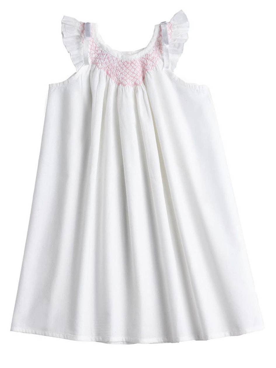 Mathilde White Cotton Dress