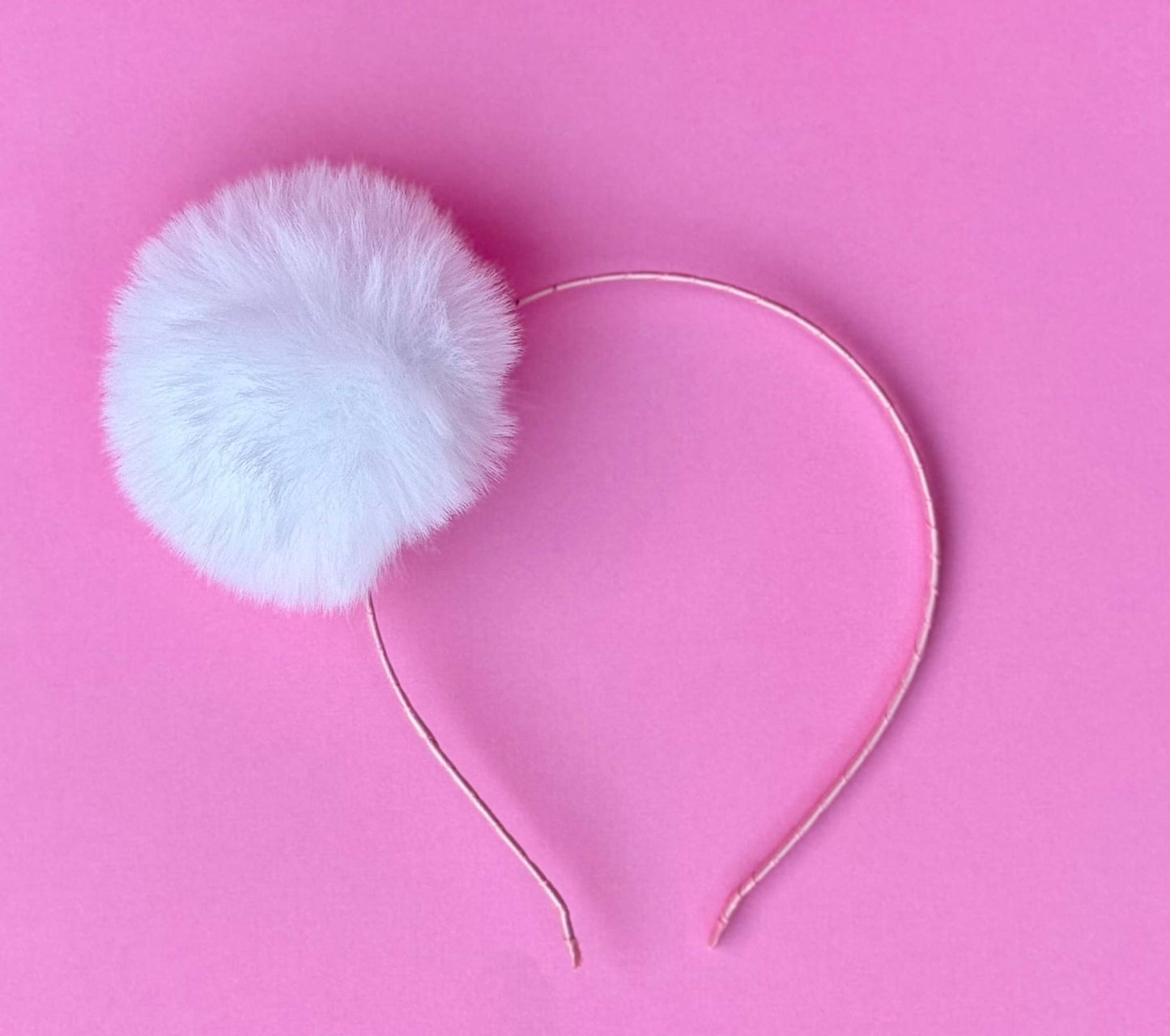 Fluffy Fur Pom Pom Headbands