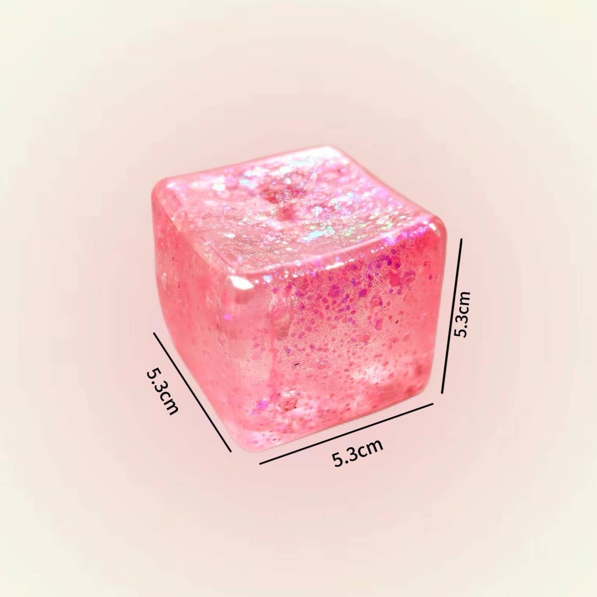 Glitter Cube Squishy