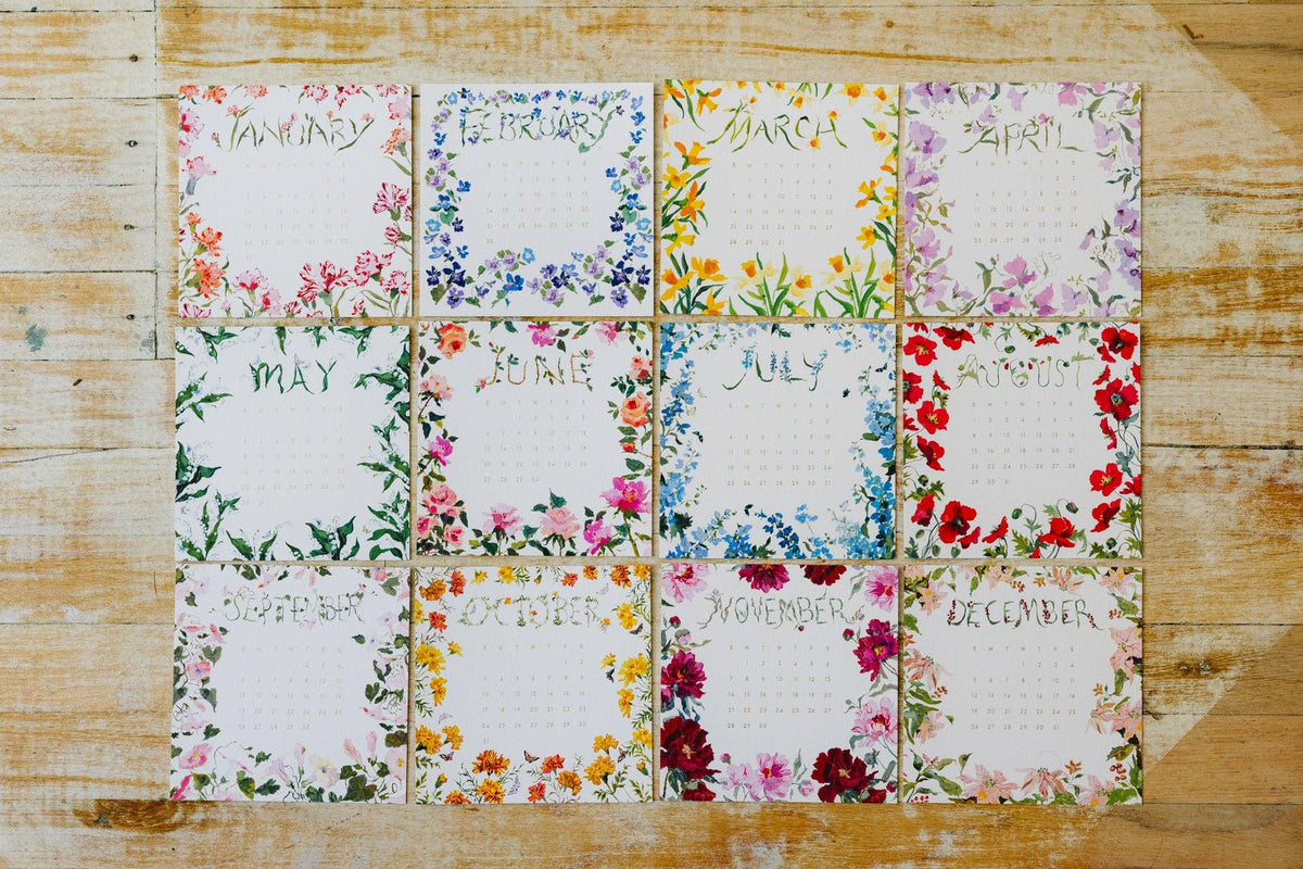 2027 Calendar in the Petal Box