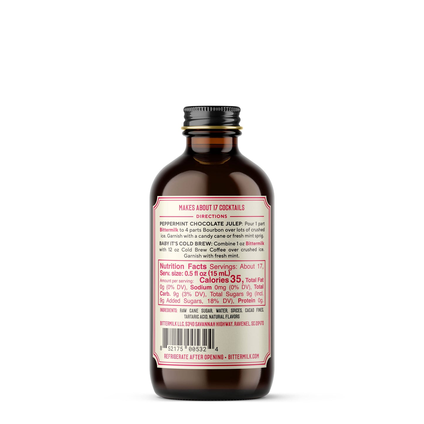 Bittermilk Seasonal Release - Peppermint Chocolate Julep