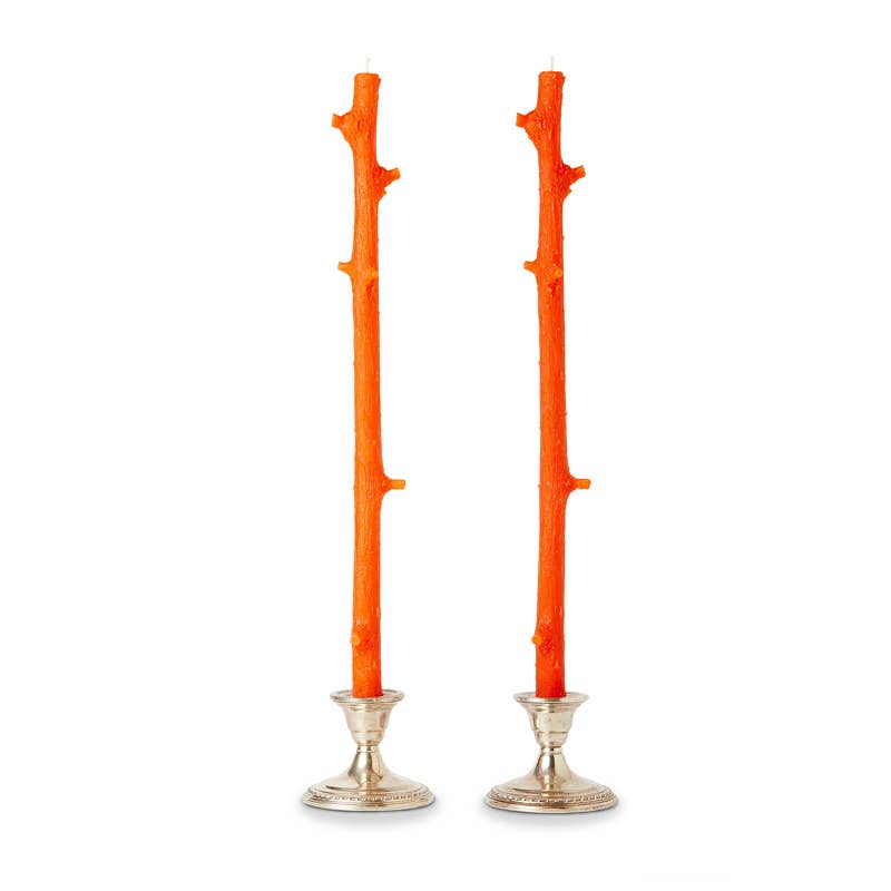 Stick Candles Hemlock / Pair: Robin Blue